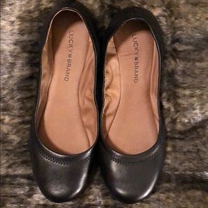 NWOT Lucky Brand Leather Flats